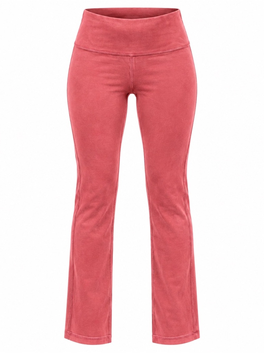 High-Waist straight Leggings in Dusty Rose